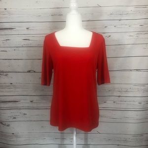 3/$15 Red Calvin Klein Blouse
